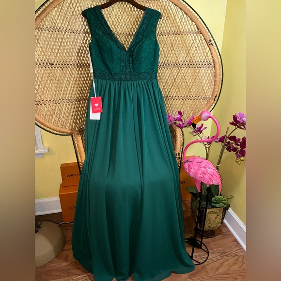 JJ’s House Special Occasion Dress Size 6 Green - Picture 14 of 16